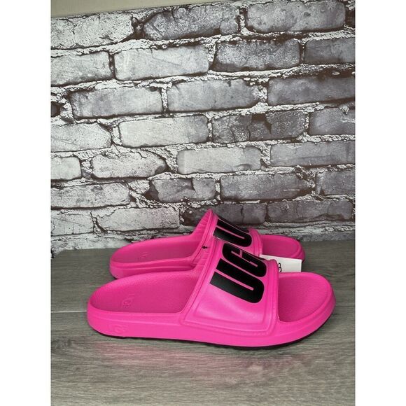 UGG WILCOX SLIDE Pink Rubber Light Waterproof Sport Sandals Men Sz 11M US/44EU main image 7